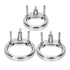 Experience unmatched comfort and durability with this sleek silver ring, crafted for the Jailhouse cage. Its chrome-like finish and camo concealment provide a snug, discreet fit similar to a speedo. Ideal for huge male chastity pursuits, this stainless dick accessory ensures security, blending seamlessly with your lifestyle.