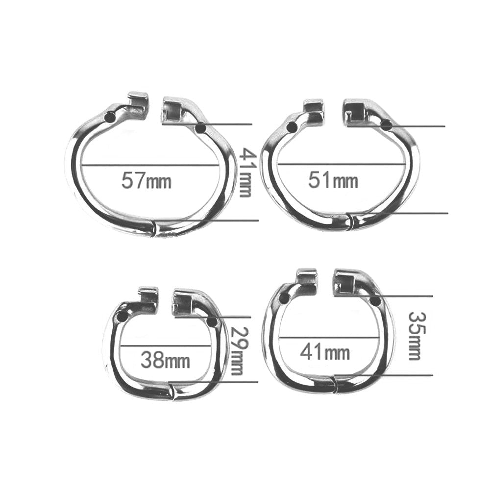 Elevate your BDSM experiences and increase the intensity with the Double Locked Cock Restraint. Designed for extreme chastity play, this kit is the ultimate challenge to delay pleasure and drive you mad with desire.
